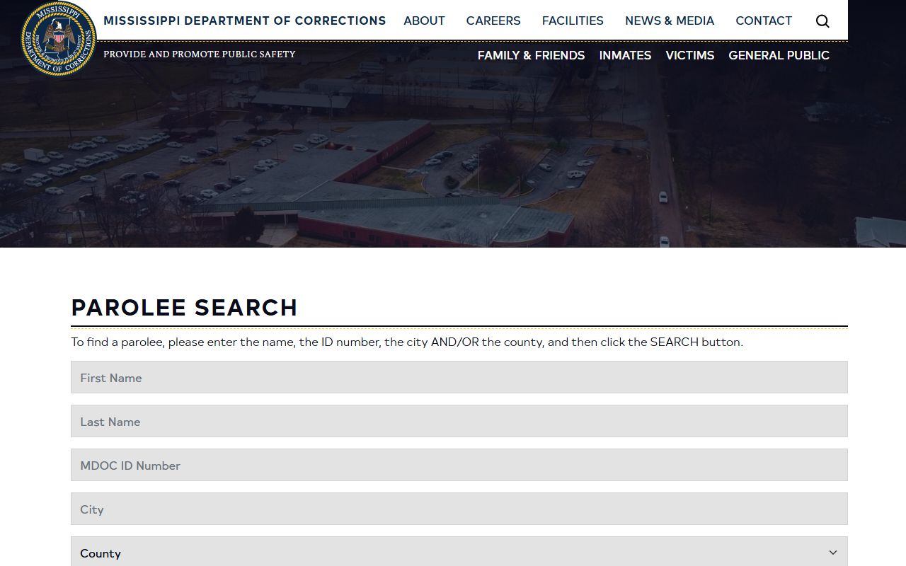 Perry County inmate records and the MDOC parolee search tool
